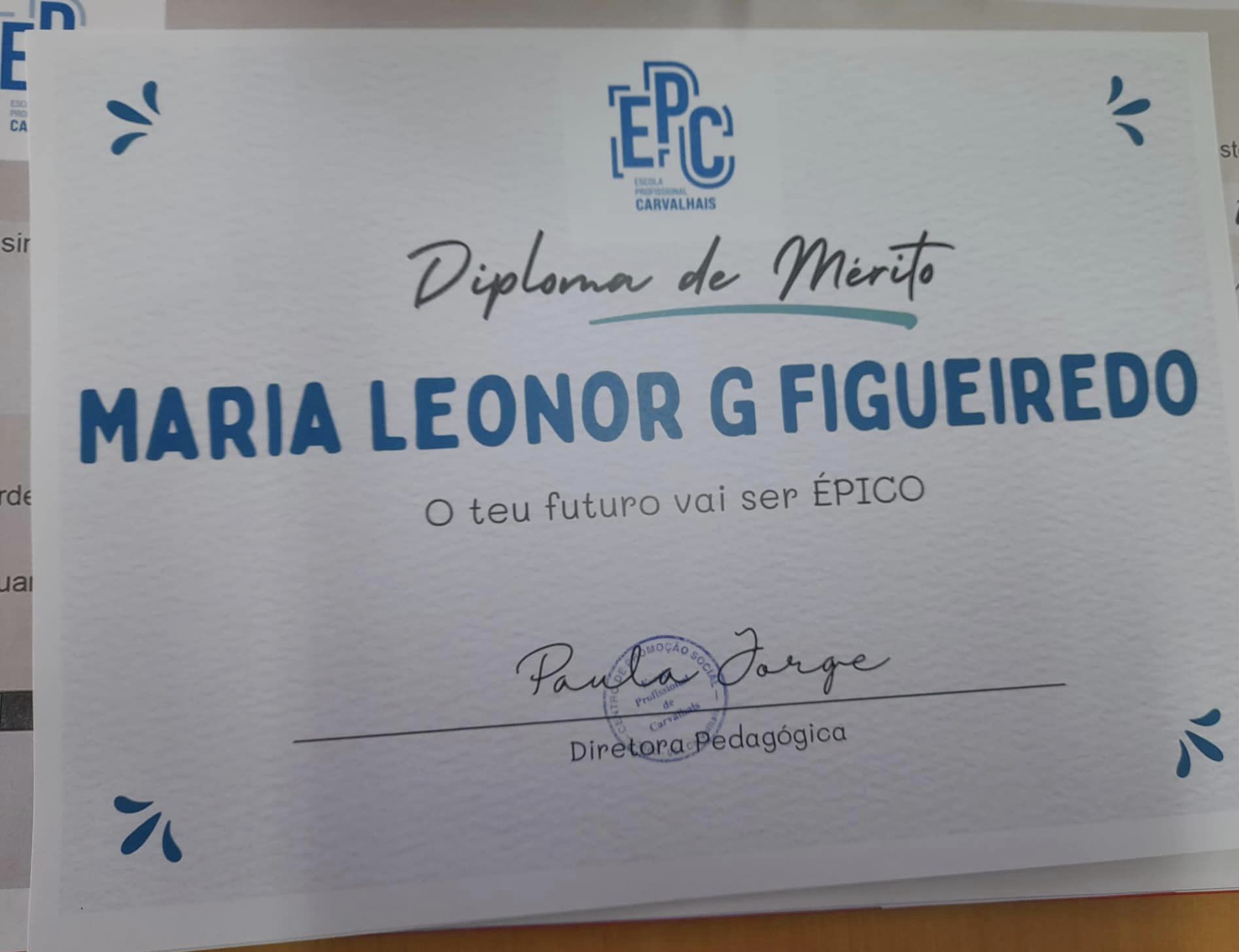 Read more about the article EPC – Diplomas de Mérito relativos ao ano letivo 2021/2022